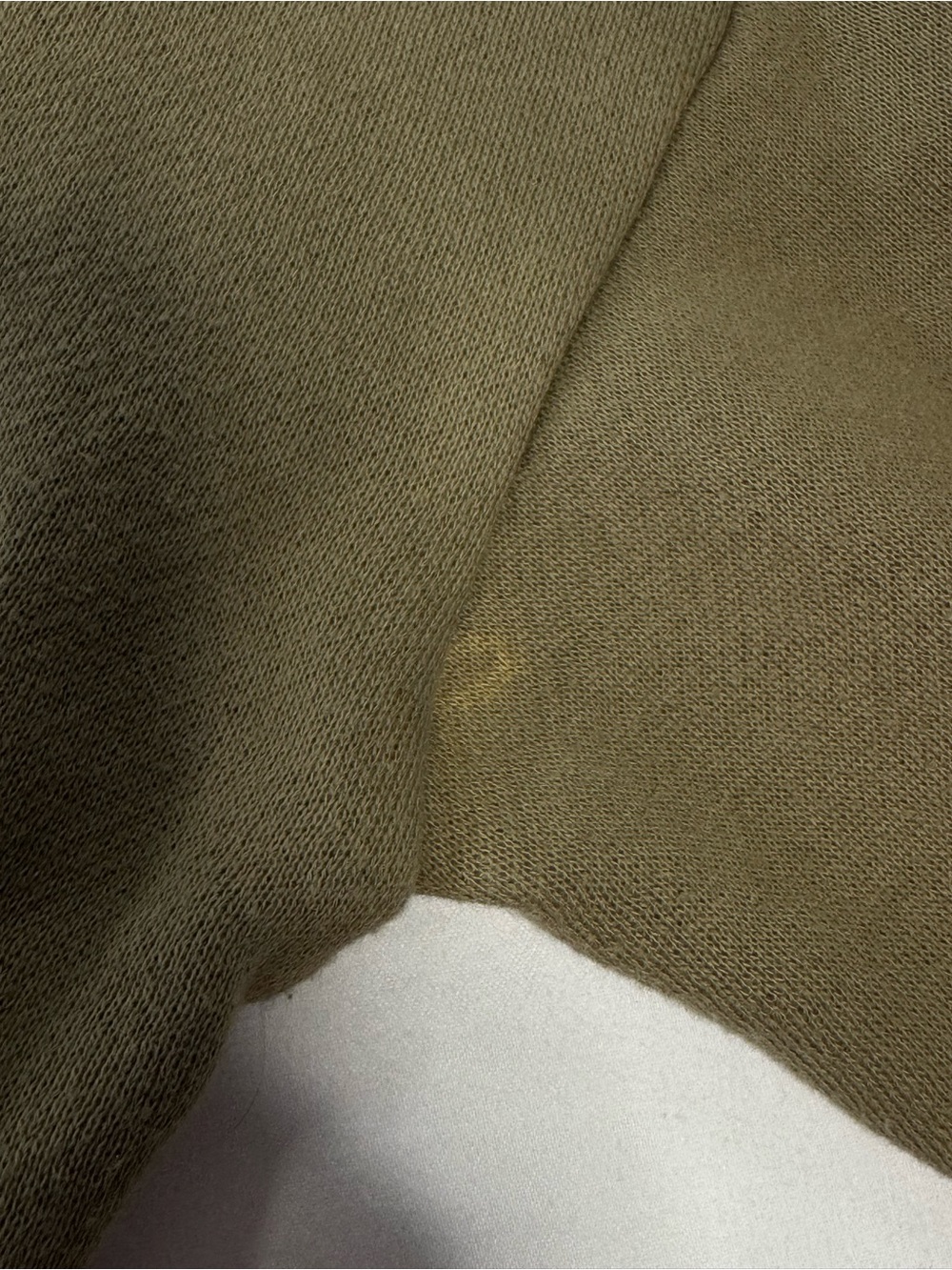 Madewell MWL Women's XS Earthy Green Mock Neck Sweater w/ Front Pocket & Buttons - Picture 6 of 13